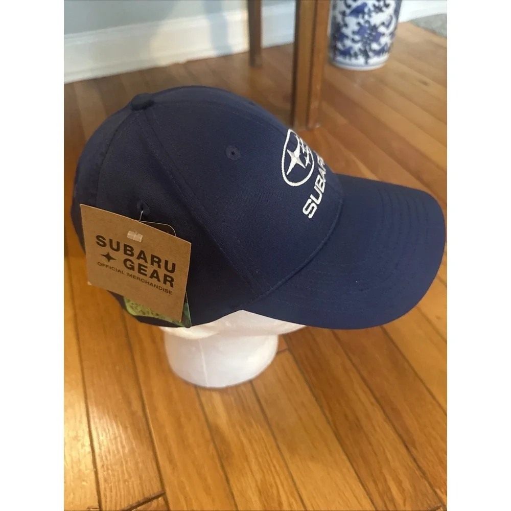 Subaru Gear Navy Blue Adjustable SnapBack  Hat One Size Official Merchandise